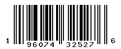 UPC barcode number 196074325276