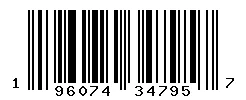 196074347957 barcode