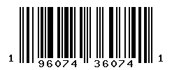196074360741 barcode