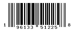 UPC barcode number 196133512258