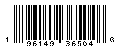 UPC barcode number 196149365046