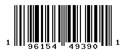 UPC barcode number 196154493901 lookup