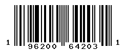 UPC barcode number 196200642031