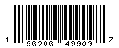 UPC barcode number 196206499097 lookup