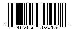 UPC 196265305131 barcode image