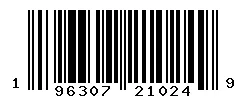 196307210249 barcode