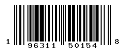 UPC barcode number 196311501548