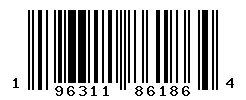 UPC barcode number 196311861864