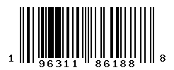 UPC barcode number 196311861888