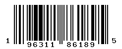 UPC barcode number 196311861895