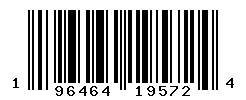 UPC barcode number 196464195724
