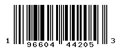 UPC barcode number 196604442053 lookup