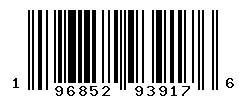 UPC barcode number 196852939176