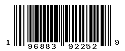 UPC barcode number 196883922529