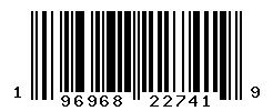 UPC barcode number 196968227419 lookup