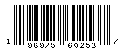 UPC barcode number 196975602537