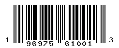 UPC barcode 196975610013