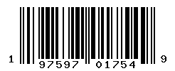 UPC barcode number 197597017549 lookup