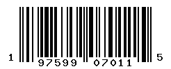 UPC barcode number 197599070115 lookup
