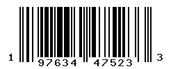 197634475233 barcode