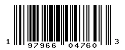 197966047603 barcode