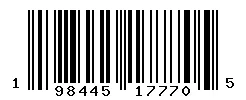 198445177705 barcode