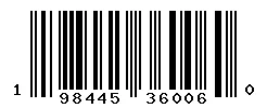 198445360060 barcode
