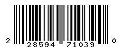 228594710390 barcode