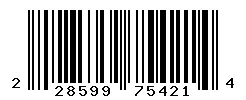 228599754214 barcode