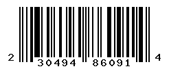 UPC barcode number 230494860914