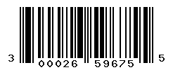 UPC barcode number 300026596755