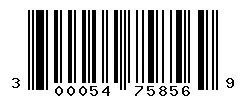 300054758569 barcode