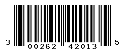 UPC barcode number 300262420135