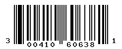 upc 300410606381 barcode image