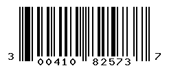 upc 300410825737 barcode image