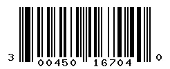 UPC 300450167040 barcode image