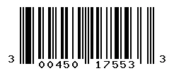 UPC barcode 300450175533
