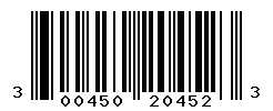 UPC barcode number 300450204523