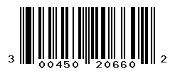 UPC barcode number 300450206602