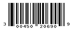 UPC barcode number 300450206909