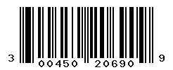 UPC barcode 300450206909