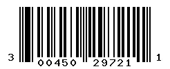 UPC 300450297211 barcode image