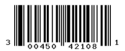 UPC barcode 300450421081