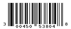 UPC barcode 300450538048