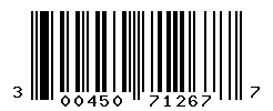 UPC barcode number 300450712677