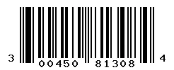 UPC barcode 300450813084