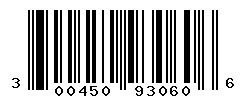 UPC barcode number 300450930606