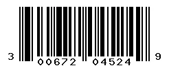 UPC 300672045249 barcode image