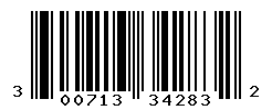 UPC barcode number 300713342832