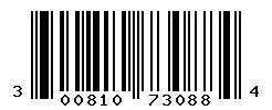 UPC barcode number 300810730884
